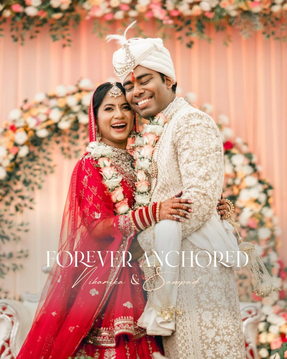The beautiful culmination of a thousand quiet prayers and perfectly aligned stars . today , sampad and niharika didn’t just walk into a marriage ; they walked entirely into the profound , unshakeable reality of their forever.
