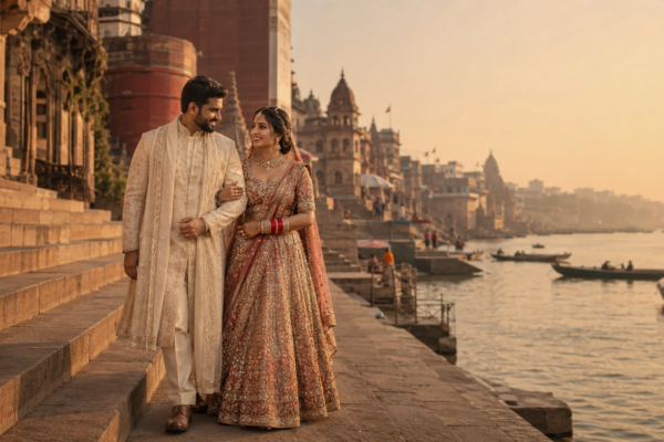Varanasi destination wedding photography by WedHues